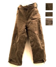 MILITARY | 40's フランス軍 / M38 モーターサイクルオーバーパンツ(カーゴパンツ)
