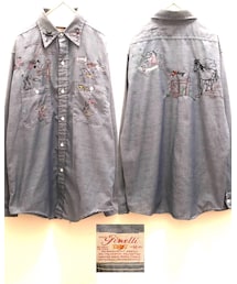 VINTAGE | 70's vintage / 刺繍シャンブレーシャツ(シャツ/ブラウス)
