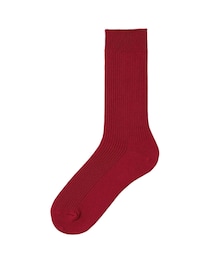 UNIQLO | ムジカラーソックス Red 25-27(ソックス/靴下)