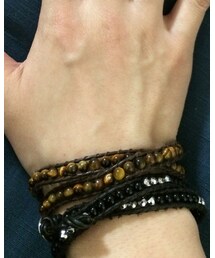 no brand | ストーンマーケット購入品☀️二連付け⭐️(ブレスレット)