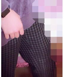 GU | ブラックとカーキ？みたいな色です(パンツ)