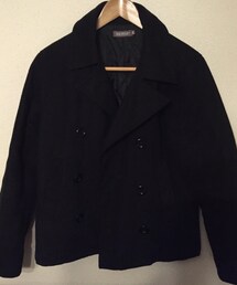 不明 | Pコート＊ブラック(ピーコート)