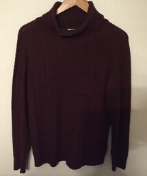 不明 | タートルネック＊ボルドー(ニット/セーター)