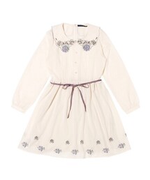 an another angelus | 花柄プリントジョーゼット長袖ワンピース/an another angelus(ワンピース)