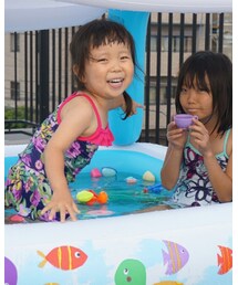 屋上でプール🌺 | 水着