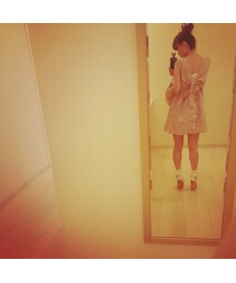 背中あきワンピース(ワンピース)