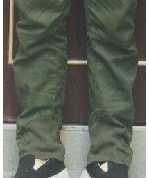 カーキパンツ | 内側だけリブ仕様(パンツ)