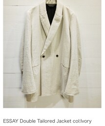 ESSAY | 16AW  ESSAY  Double Tailored Jacket (テーラードジャケット)