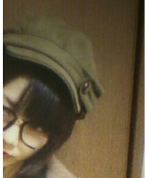 ボタン付キャスケット | キャスケット