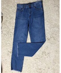 Bershka | カットオフワイドデニム(デニムパンツ)