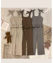 mellowneon | mellow's ビスチェセットアップ / BROWN .*  (その他パンツ)