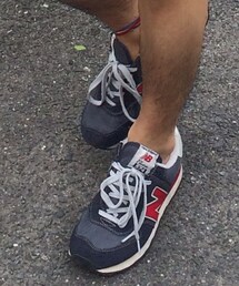 NEW BALANCE | NB 574 NAVY×RED(スニーカー)