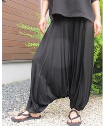 MAJAMレーヨン100%サルエルパンツ | パンツ