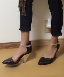 MOUSSY | moussyヒールメタリックパンプス(パンプス)