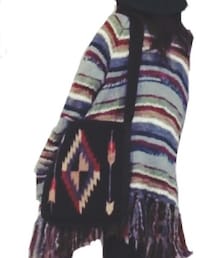 古着 | チマヨ柄ウールバッグ(トートバッグ)