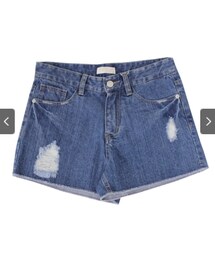 ANAP | ハイウエストデニムショートパンツ(デニムパンツ)