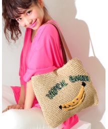 ANAP | バナナ刺繍ペーパートート(トートバッグ)