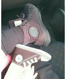 母も黒のCONVERSE♥ | スニーカー