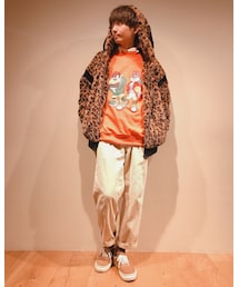 被ったー☺️🐆 | ジャケット/アウター