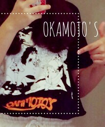 OKAMOTO'Sの黒いバンＴ | OKAMOTO'SのバンドＴシャツ(Tシャツ/カットソー)