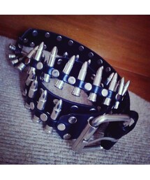 写真には見えてないけど弾丸ベルト(ベルト)