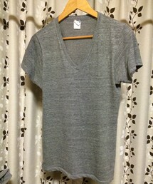 no brand | 霜降りVネックTシャツ(Tシャツ/カットソー)