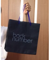 BACK NUMBER | バッグ