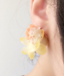 お花のピアス(ピアス（両耳用）)
