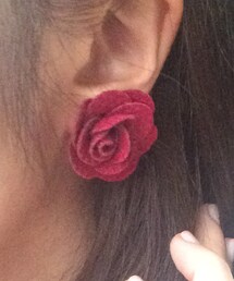 雑貨屋 | 薔薇のピアス(ピアス（両耳用）)
