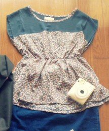 Crisp | 花柄カットソー(Tシャツ/カットソー)