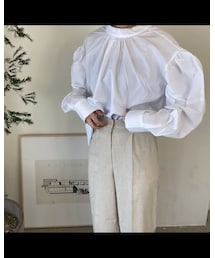 i_am | Puff sleeve blouse(シャツ/ブラウス)
