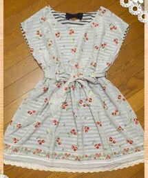OLIVE des OLIVE | チェリー×ボーダー リバーシブルワンピース(ワンピース)