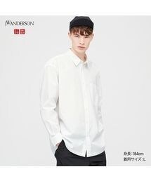 UNIQLO | エクストラファインコットンブロードオーバーサイズシャツ（長袖）(シャツ/ブラウス)