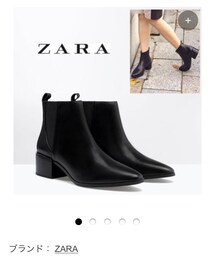 ZARA | サイドゴアショートブーツ(ブーツ)