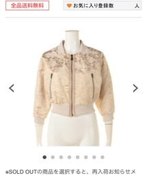 LILY BROWN | フラワージャガードブルゾン(ブルゾン)