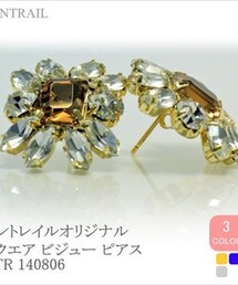 CONTRAIL | スクエアビジューピアス(ピアス（両耳用）)