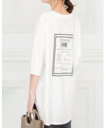 しまむら | バックプリントTシャツ(Tシャツ/カットソー)