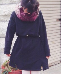 chelsea | 黒スウェットワンピ(ワンピース)