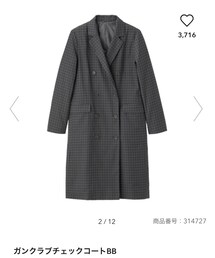 GU | ガンクラブチェックコート(ジャケット/アウター)