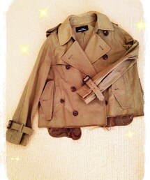 tricot COMME des GARCONS | ショートトレンチコート
(トレンチコート)