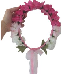 Handmade | 花かんむり🌸(その他ヘアアクセサリー)