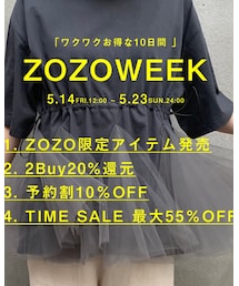 【ZOZO限定アイテム発売】 | Tシャツ/カットソー
