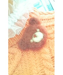 Handmade | 🐻クマさんブローチ🐻(その他)