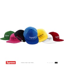 Supreme  | 2015ss Corduroy Classic logo 6-Panel(キャップ)