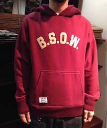 MURAL | B.S.O.W. COMBINATION HOODY(パーカー)