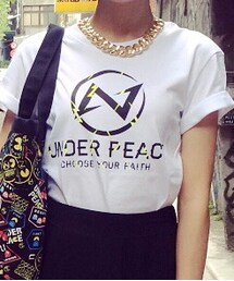 UNDER PEACE | Uniform fresh / tee(Tシャツ/カットソー)