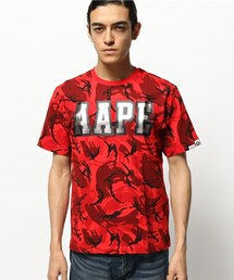AAPE BY A BATHING APE | AAPE 紅迷彩(Tシャツ/カットソー)