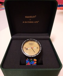 SWATCH | SWATCH X BAPE TOKYO BLACK MULTI CAMO(アナログ腕時計)