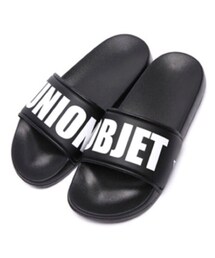 UNIONOBJET | [UNIONOBJET] UNION BIG LOGO SLIPPER BLACK(サンダル)