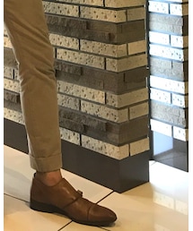 ダブルモンク | brown(ドレスシューズ)